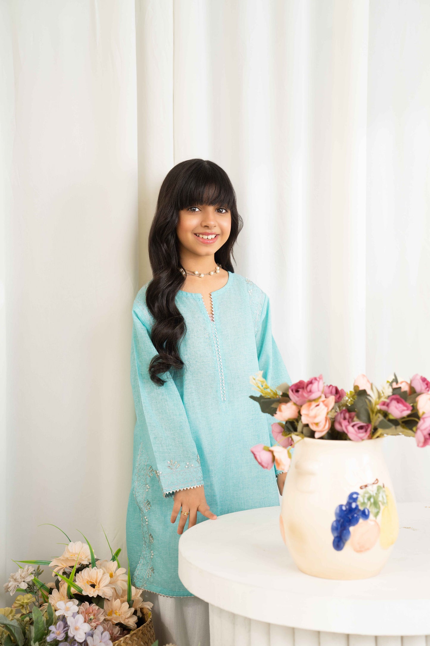 Ice - 2 piece - Embroidered Suit