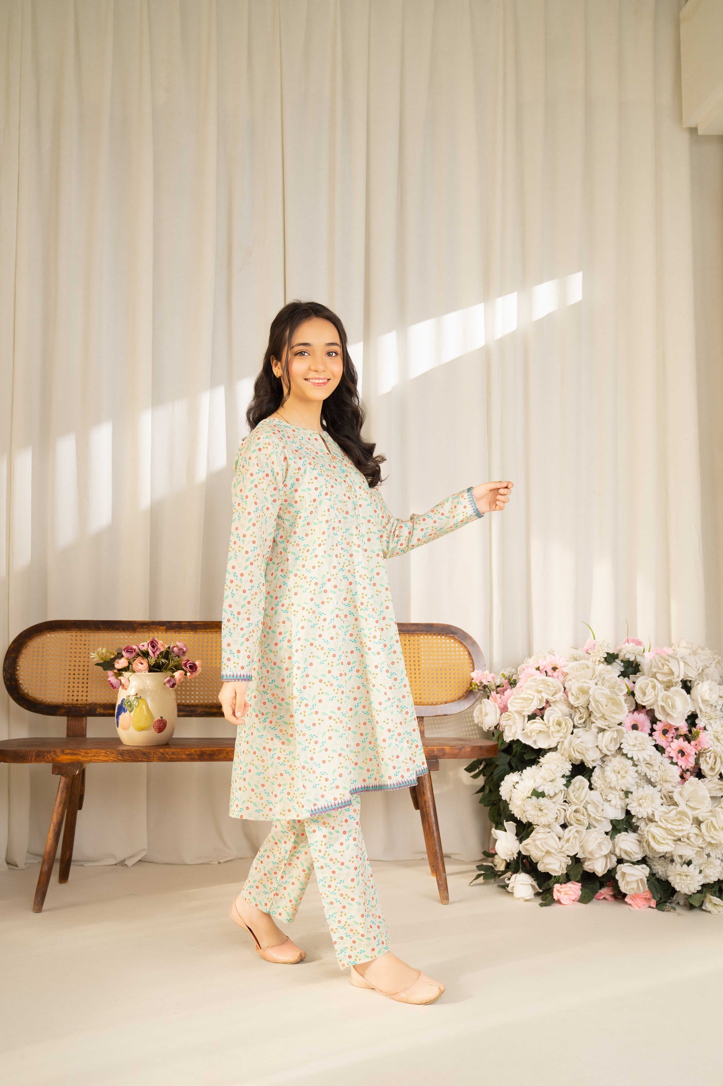 Vine - 2 piece - Embroidered Suit
