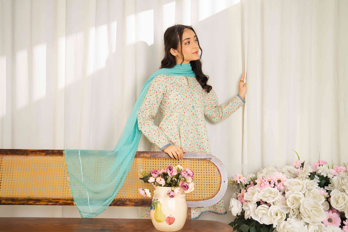 Vine - 2 piece - Embroidered Suit