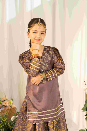 Doll - 2 piece - Embroidered Lehnga Set