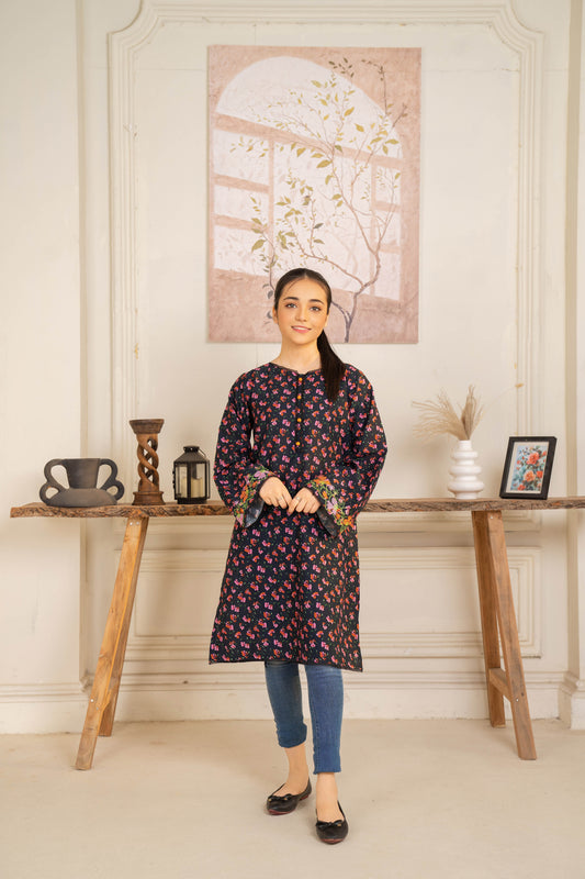 Meira - 1 piece - Embroidered Top/Kurta