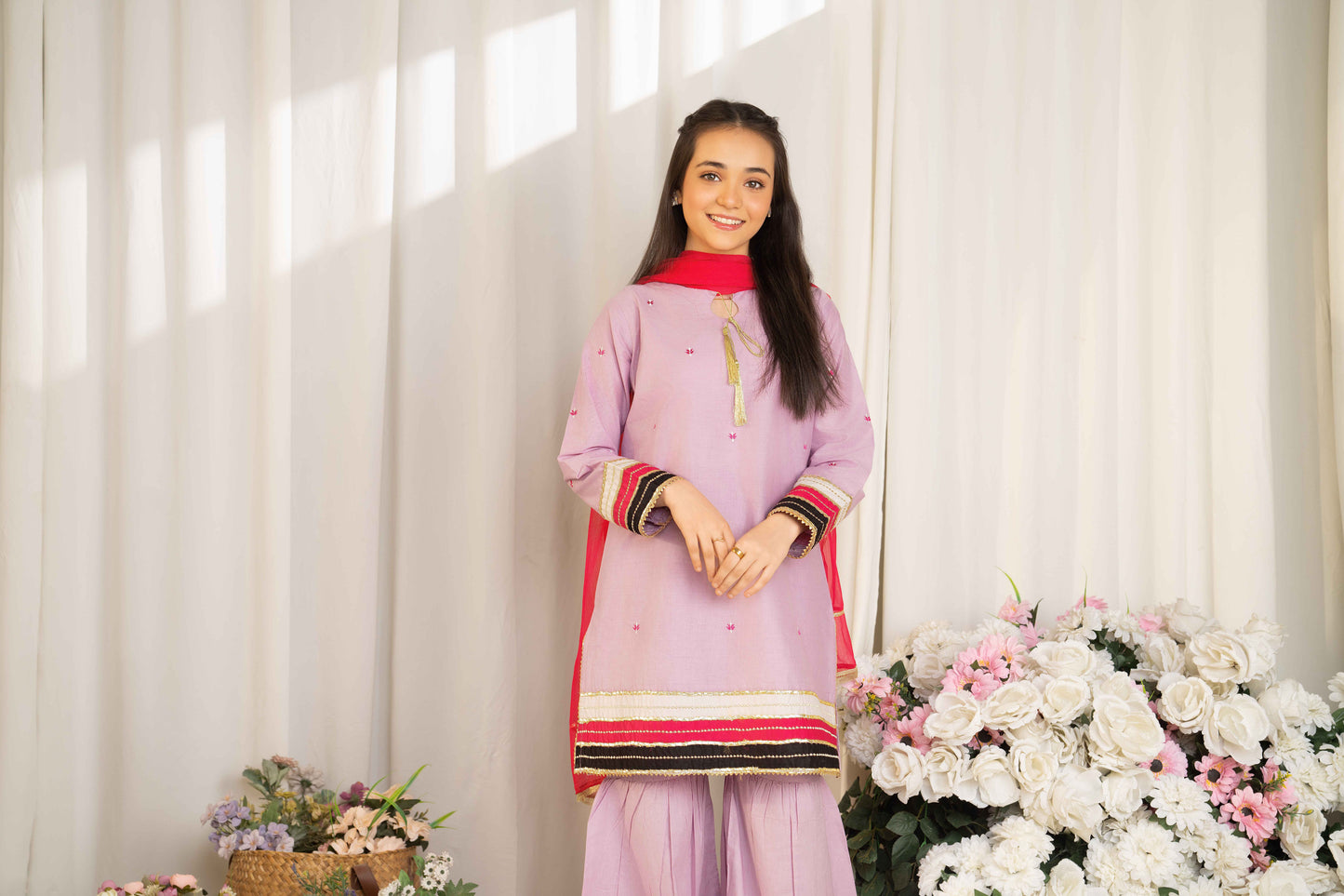 Marshmallow - 2 piece - Embroidered Suit