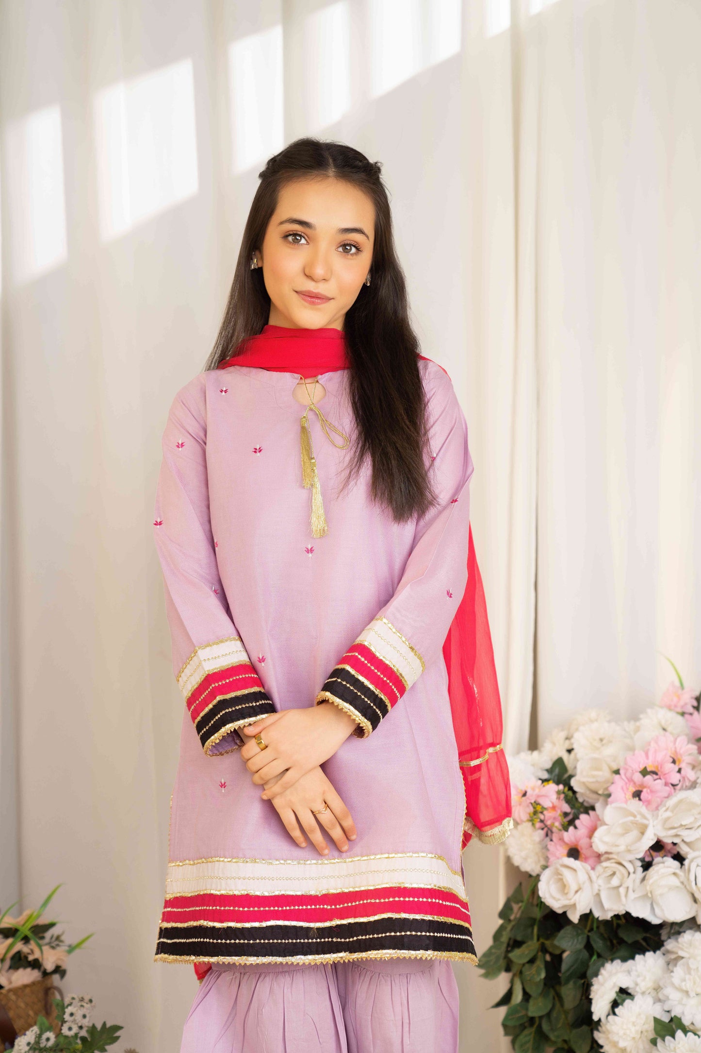 Marshmallow - 2 piece - Embroidered Suit