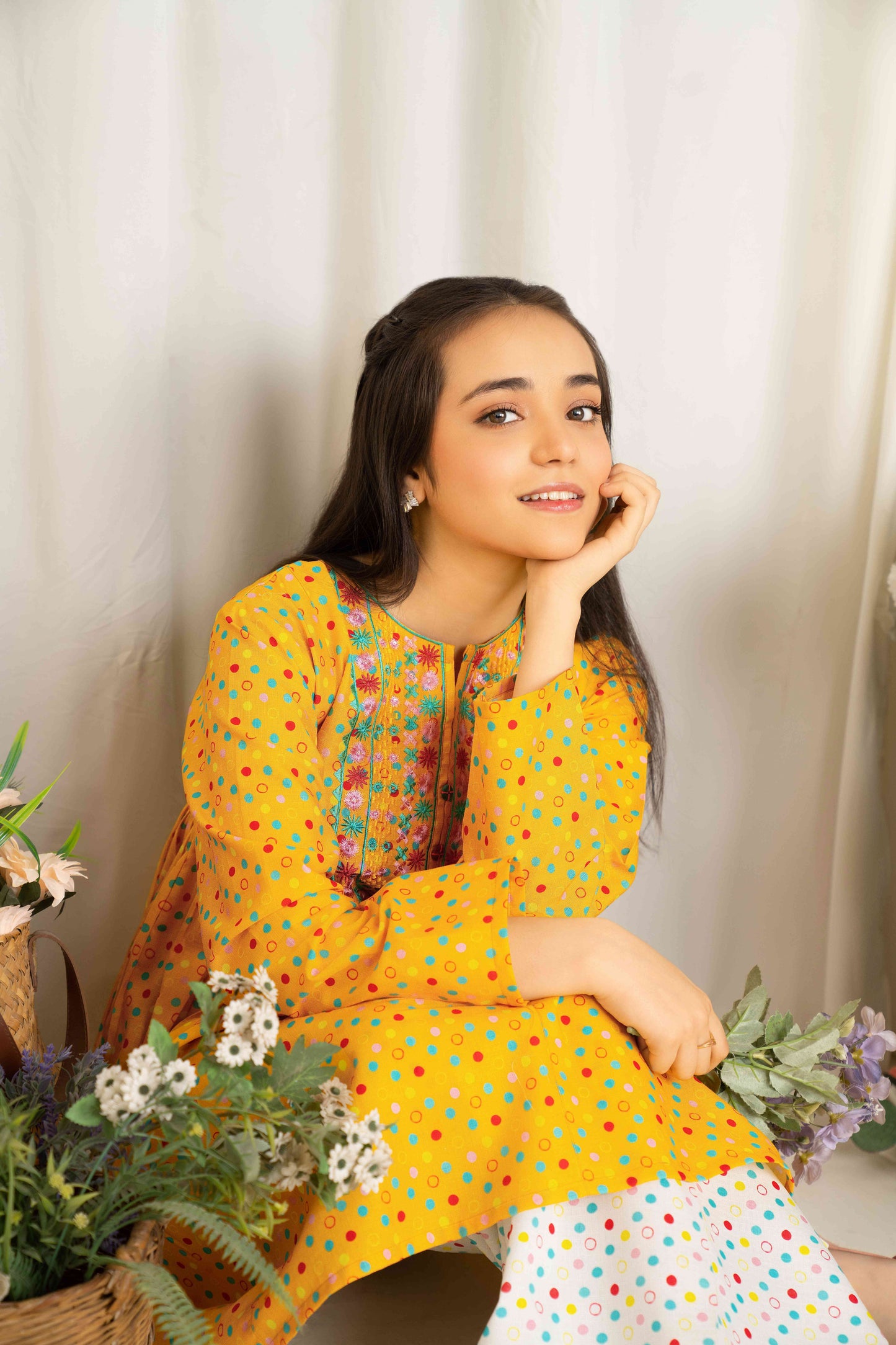 Bouquet - 2 piece - Embroidered Suit
