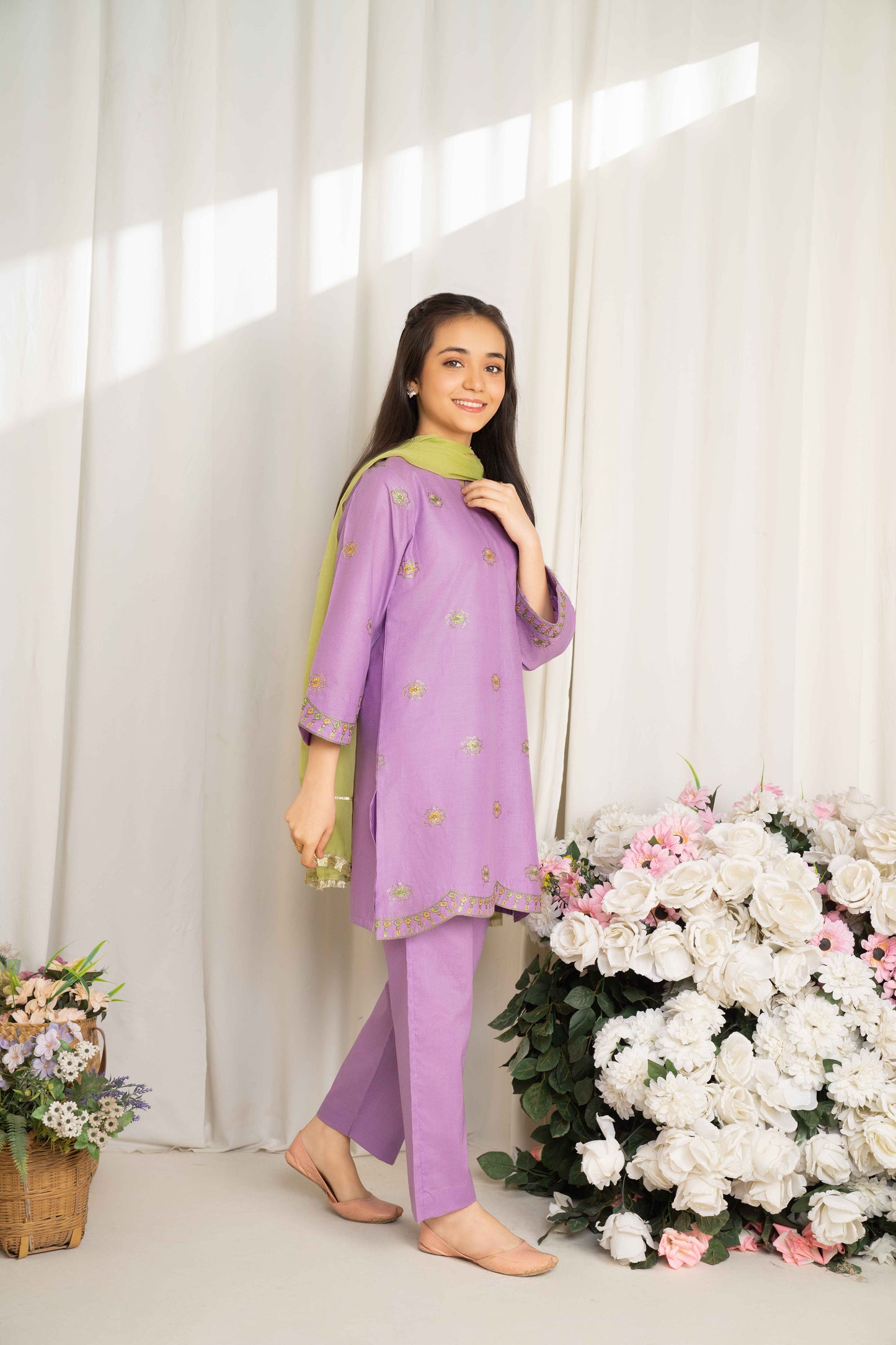 Kiran - 2 piece - Embroidered Suit
