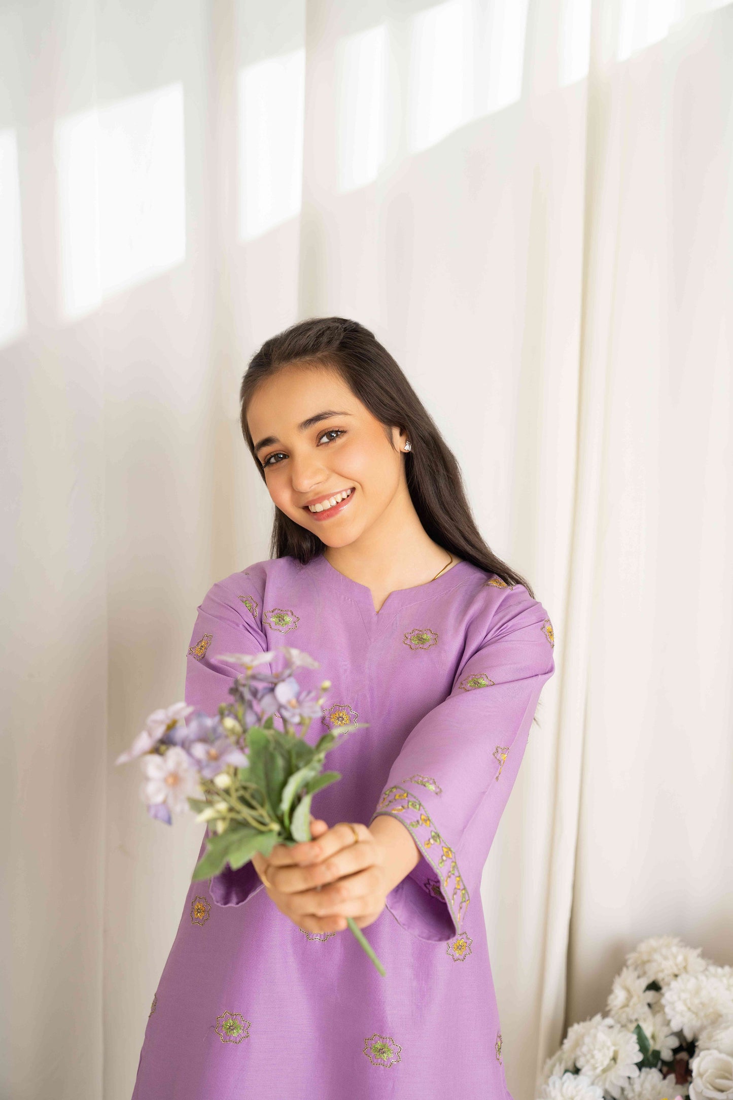 Kiran - 2 piece - Embroidered Suit