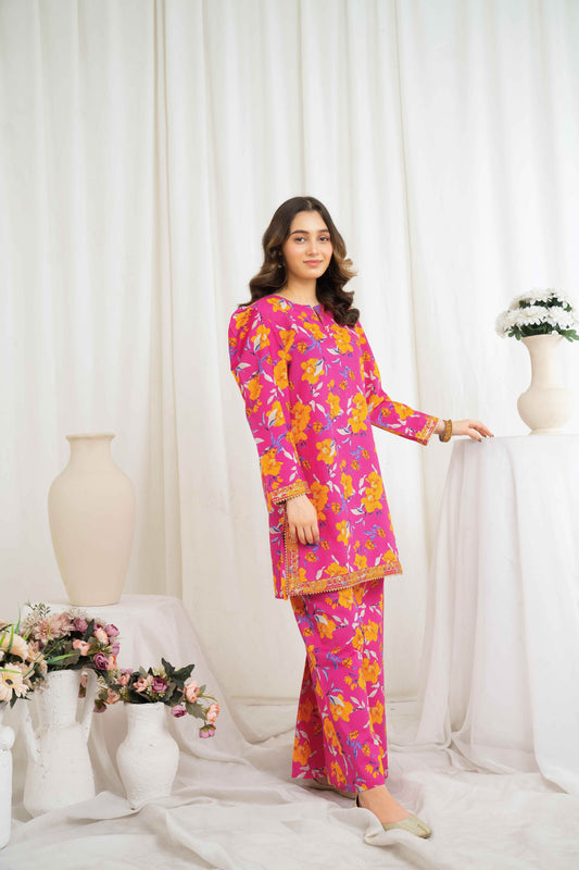Luna Petal - 2 piece - Embroidered Suit