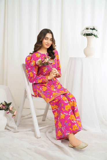 Luna Petal - 2 piece - Embroidered Suit