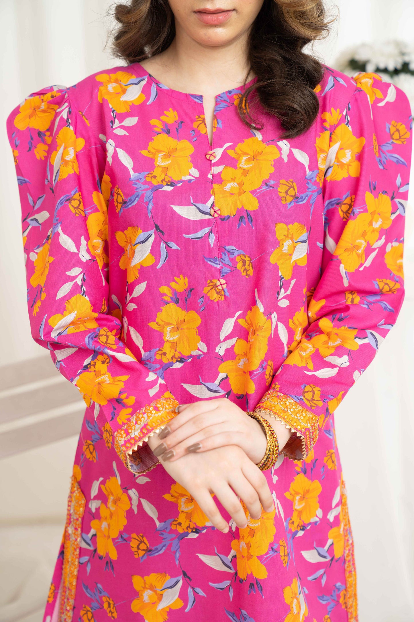 Luna Petal - 2 piece - Embroidered Suit