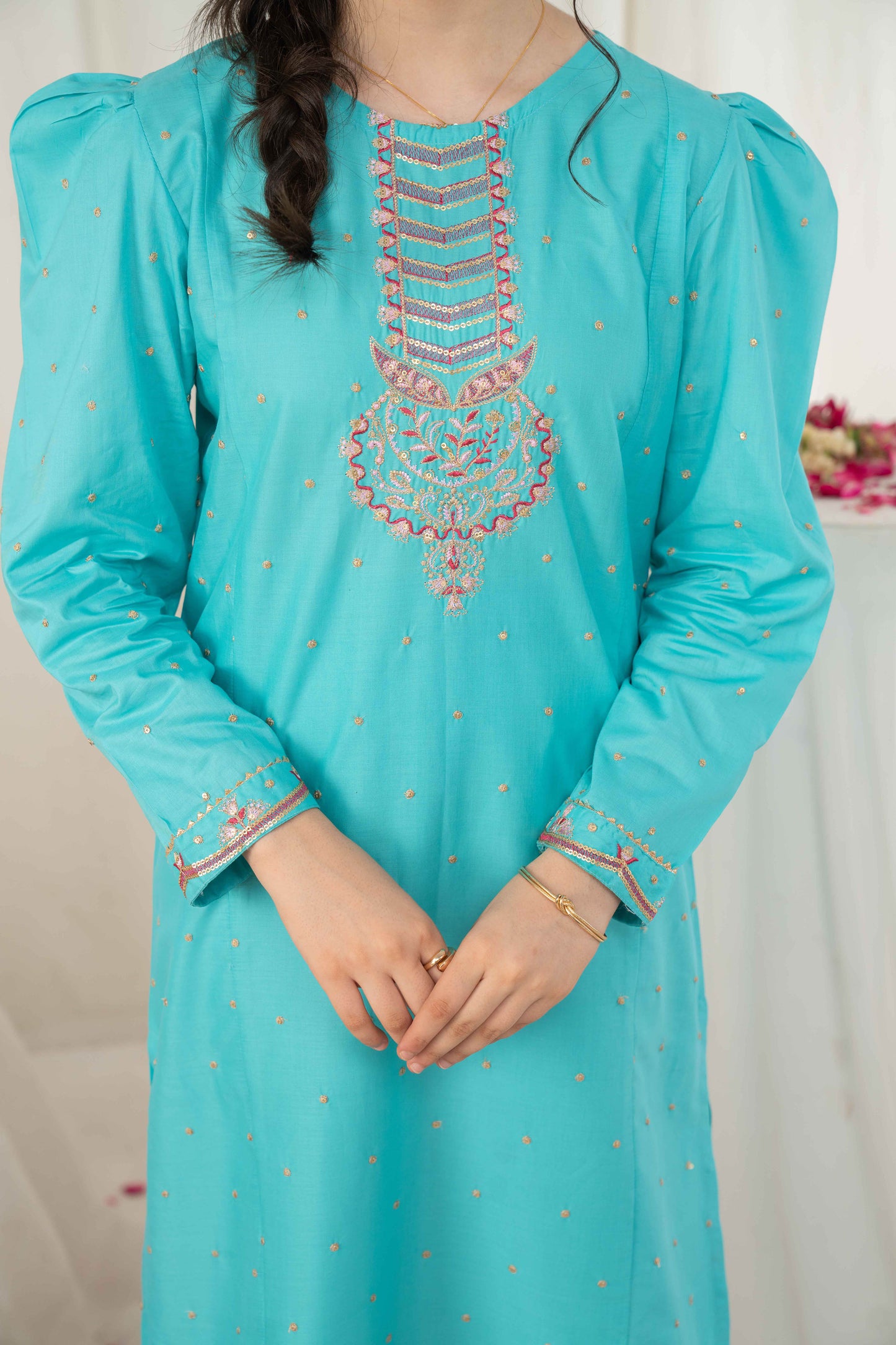 Sky Dreams - 2 piece - Embroidered Suit
