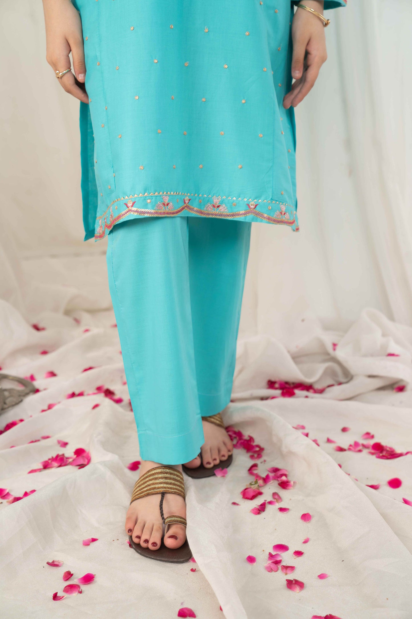 Sky Dreams - 2 piece - Embroidered Suit