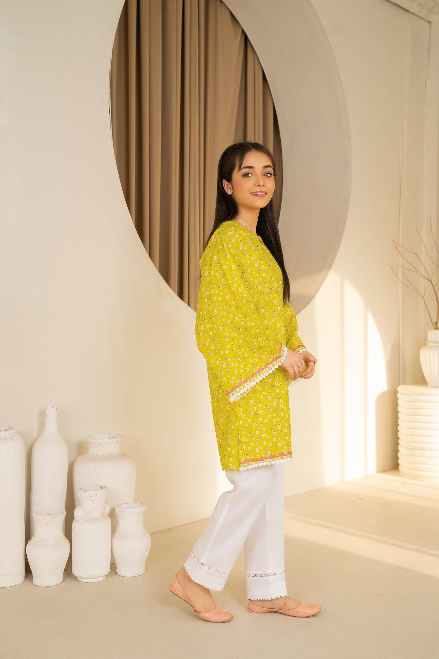 Aurora - 1 piece - Embroidered Top/Kurta