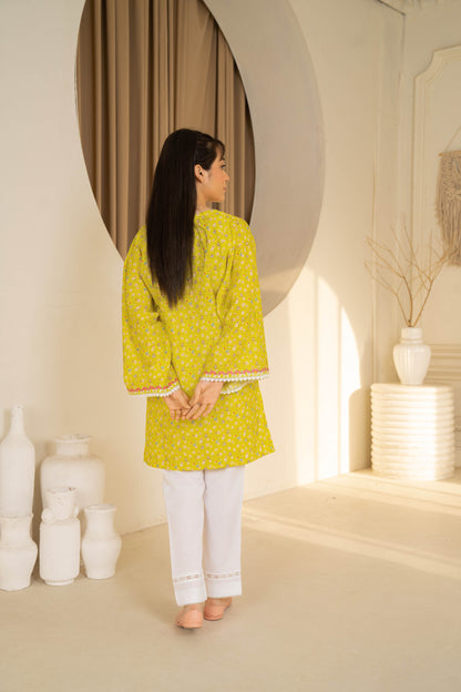 Aurora - 1 piece - Embroidered Top/Kurta