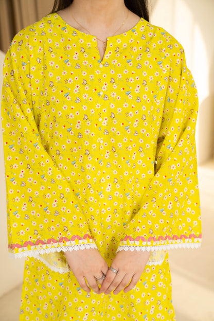 Aurora - 1 piece - Embroidered Top/Kurta