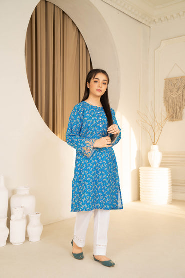 Vera - 1 piece - Embroidered Top/Kurta