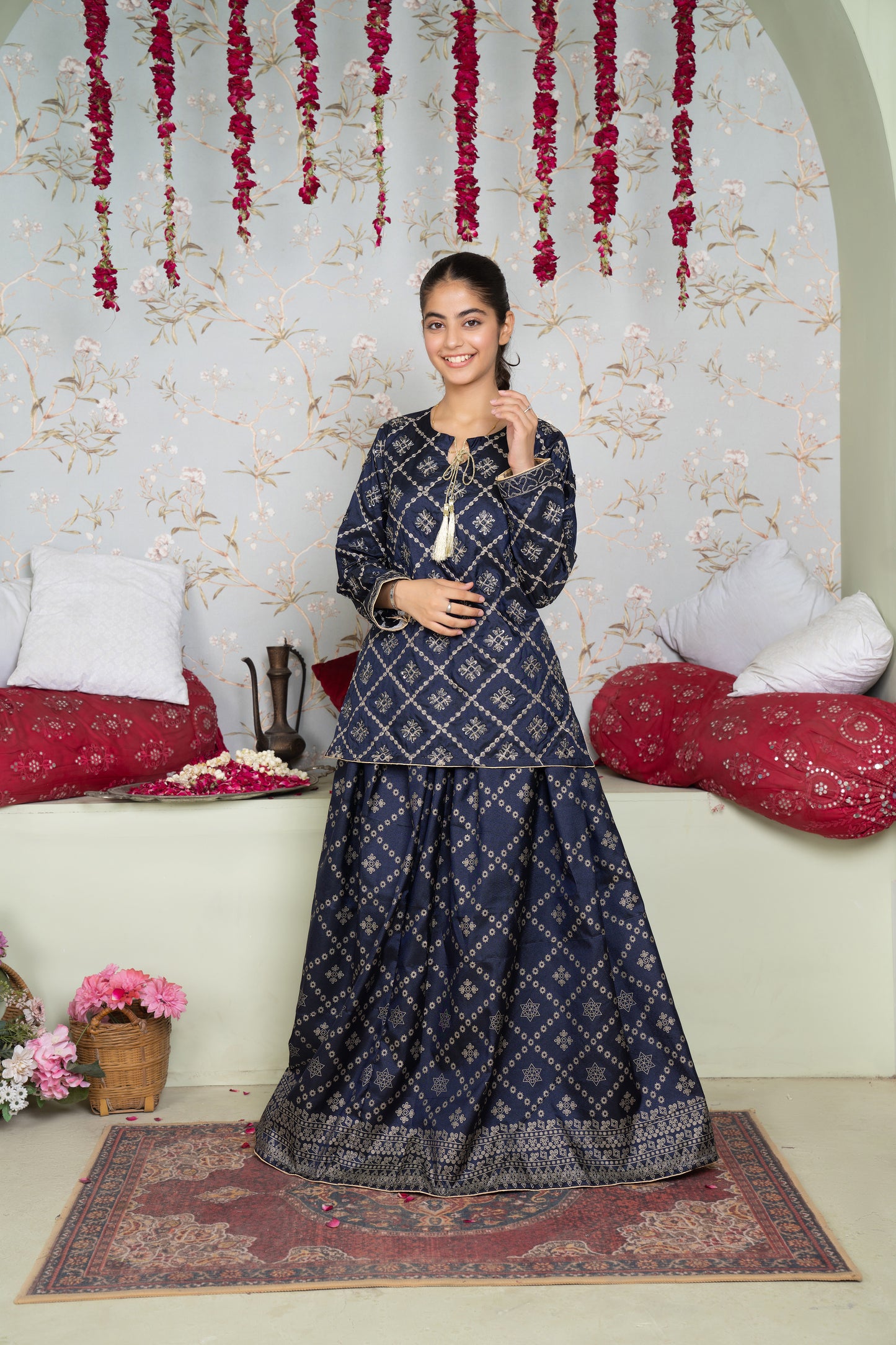 Nilofer - 2 piece - Fully Hand Worked Party Wear