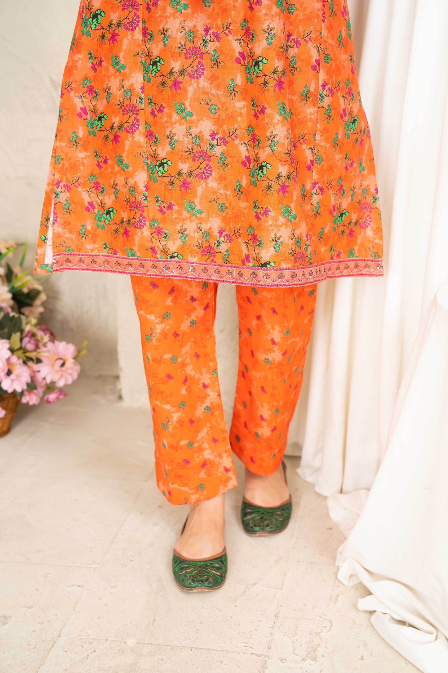 Fig - 2 piece - Embroidered Suit