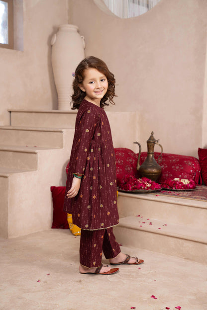 Pie - 2 piece - Printed Embroidered Suit